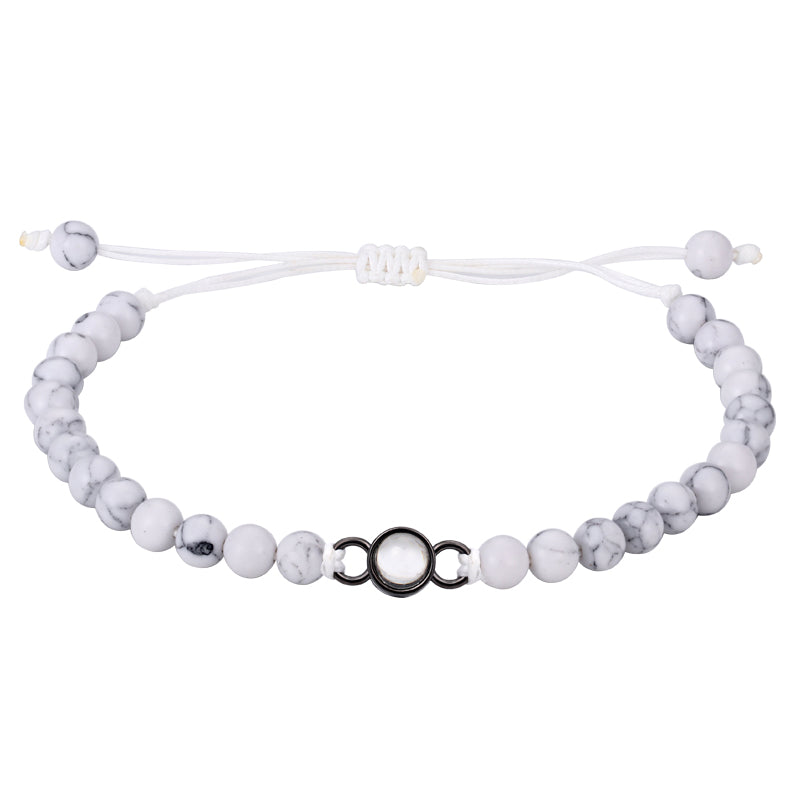 Memories in a Loop Projection Photo Beaded Bracelet