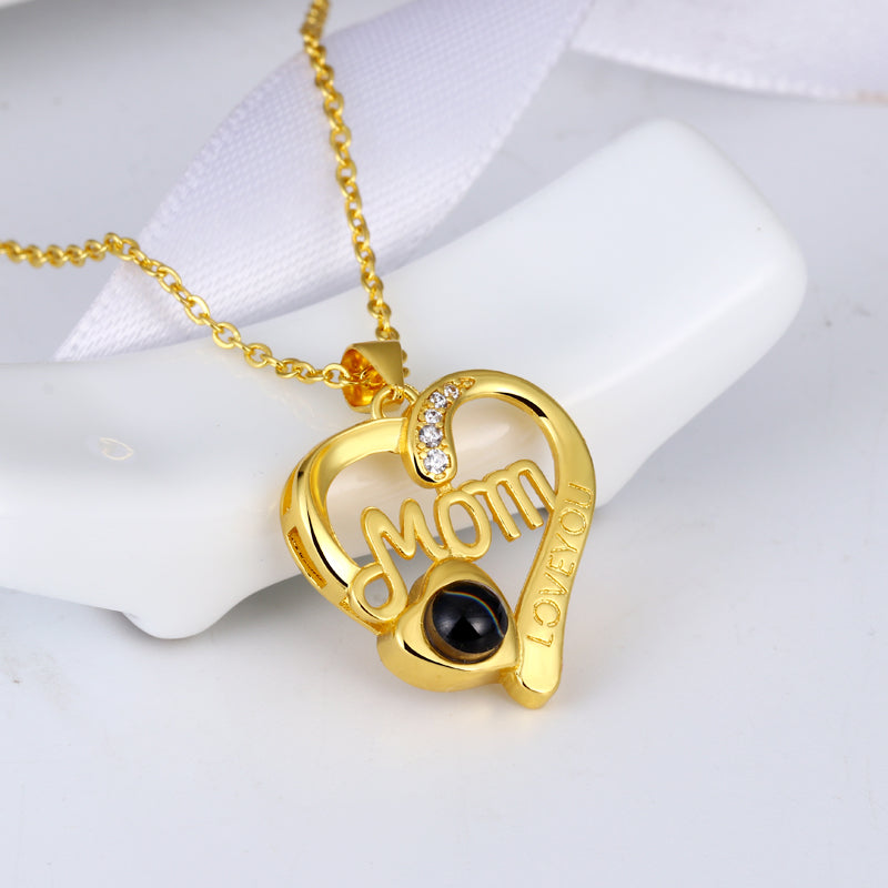Photo projection jewelry gift for mother by Phomora