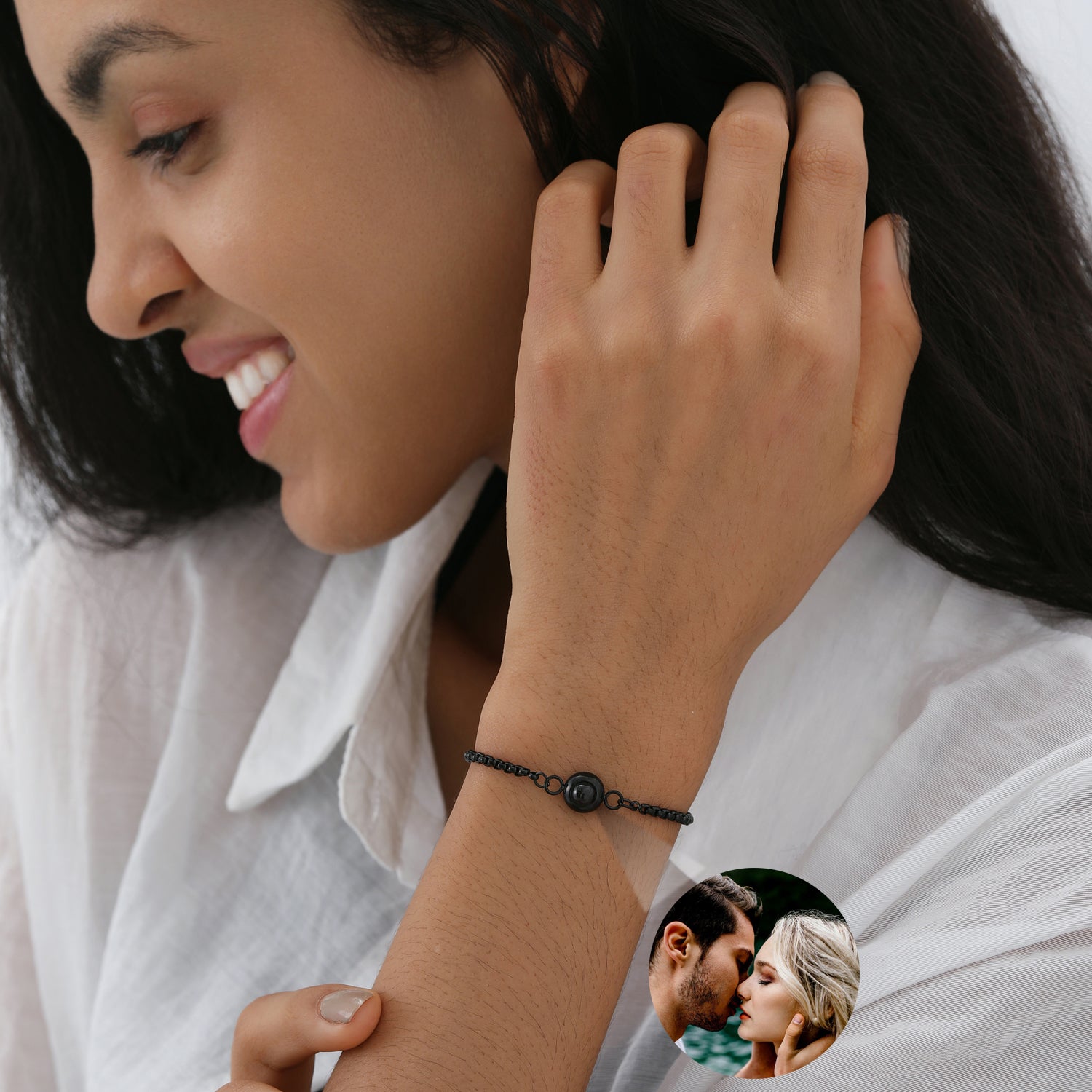 Phomora Dreamy Photo Bracelet with hidden photo projection charm