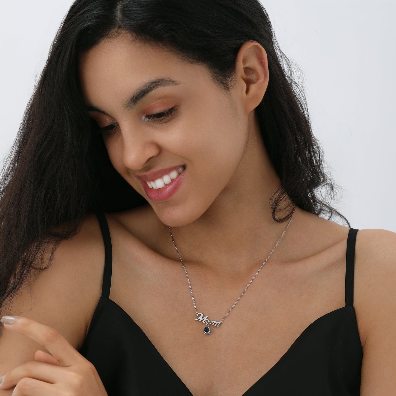 Photo projection jewelry gift for mother by Phomora