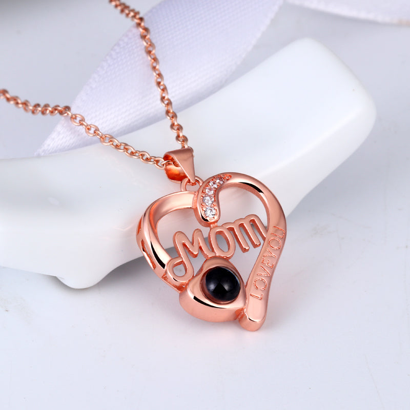Photo projection jewelry gift for mother by Phomora