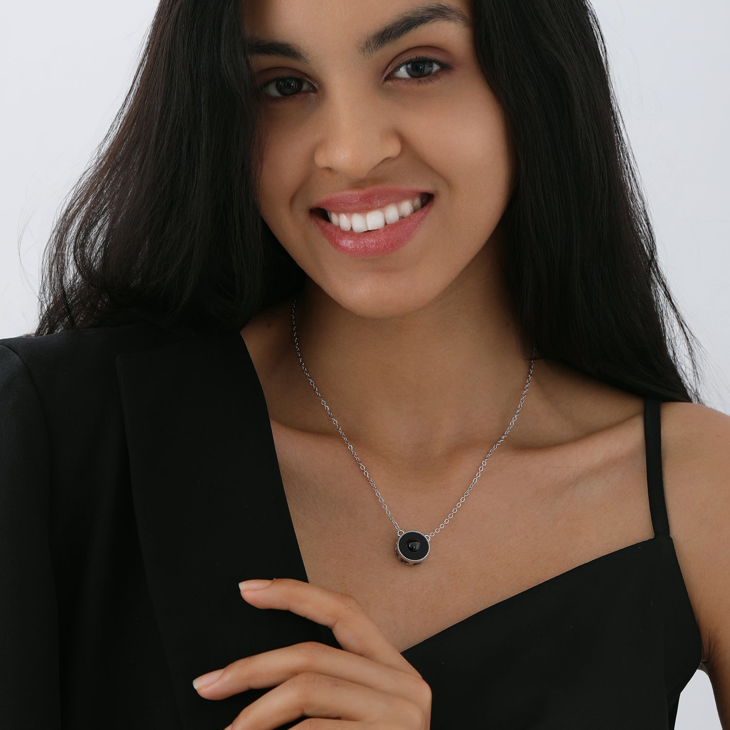 Personalized projection jewelry gift that captures love and memories