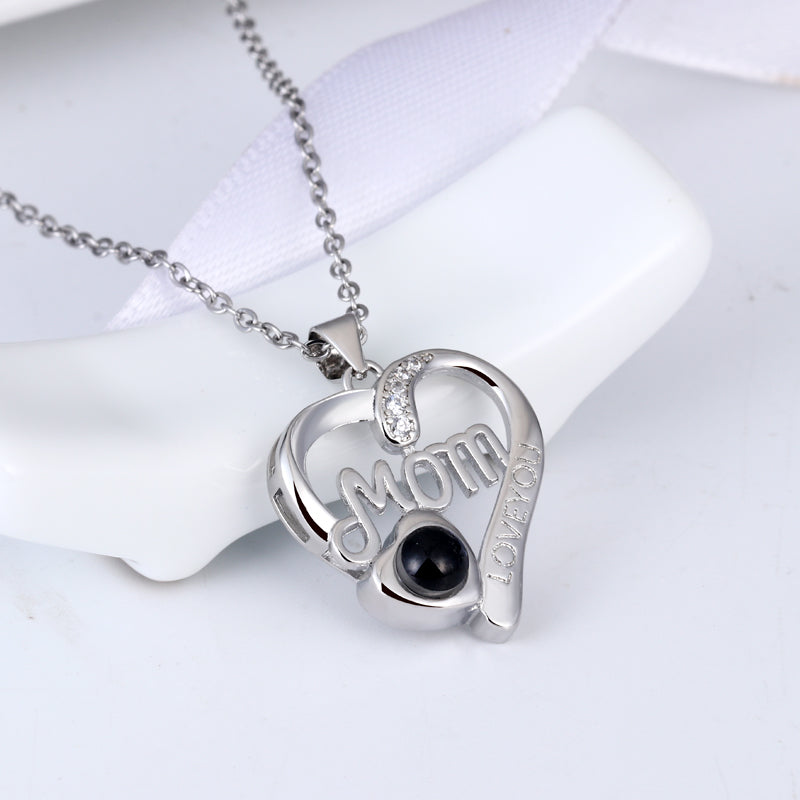 Photo projection jewelry gift for mother by Phomora