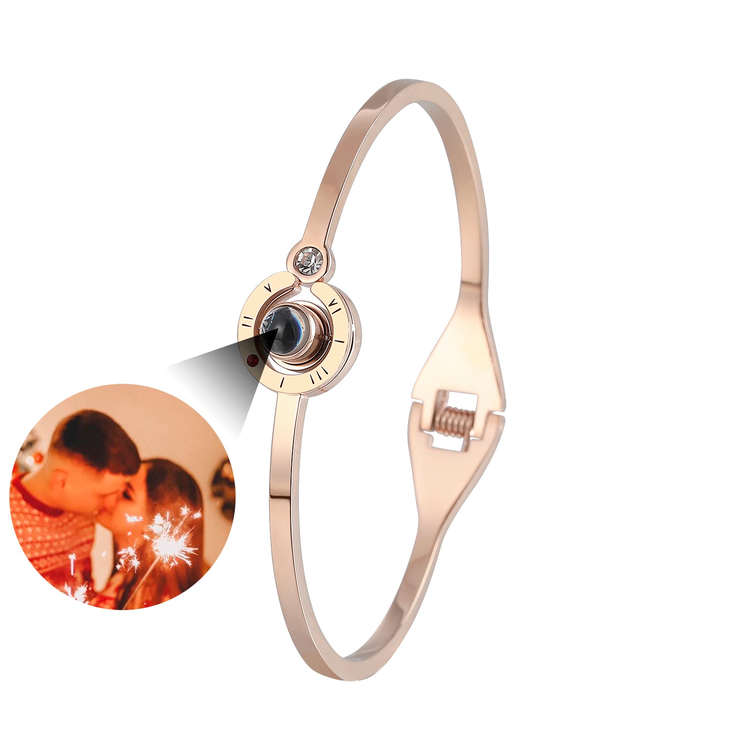 Phomora Joyful Photo Bangle Bracelet