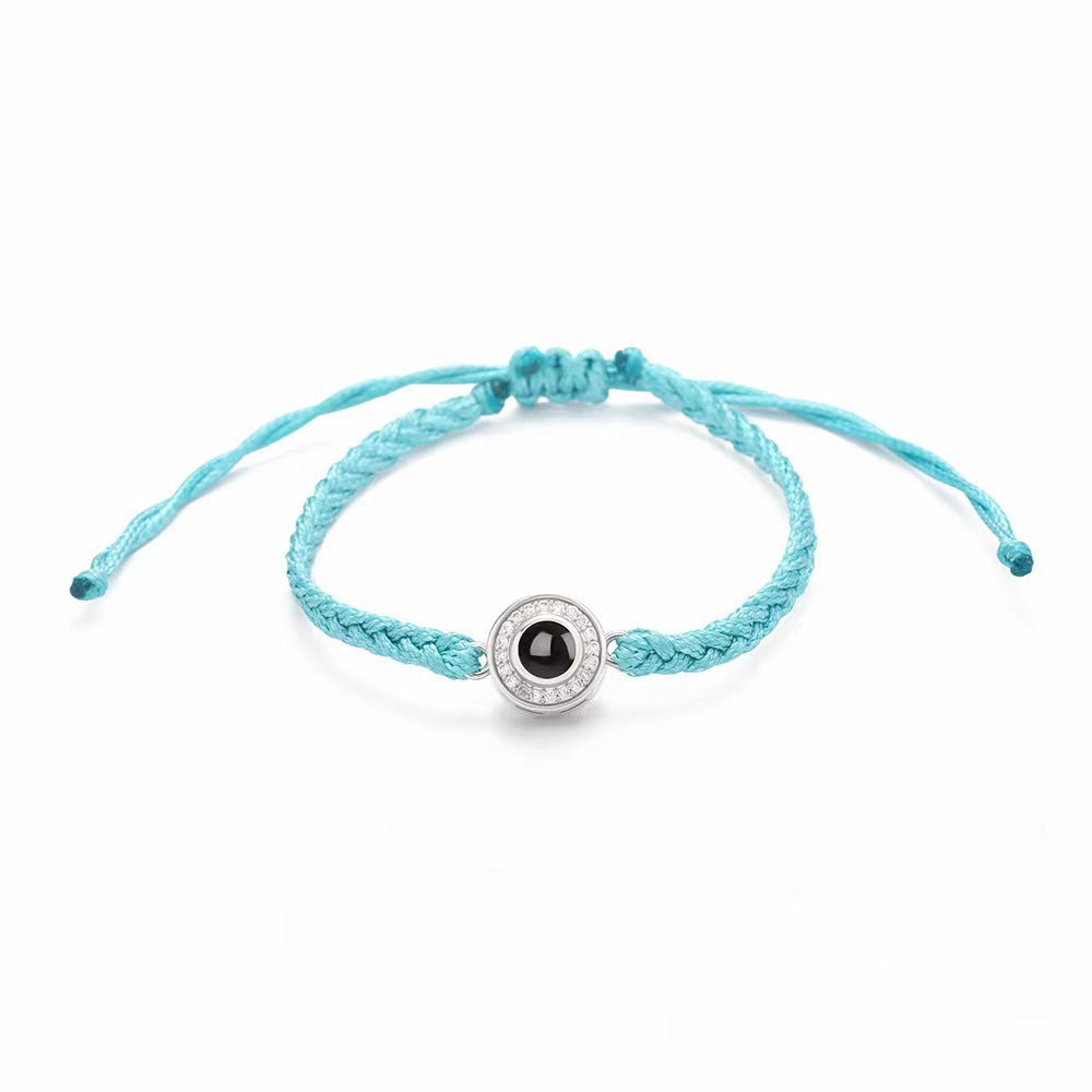 Projection Photo Rope Bracelet