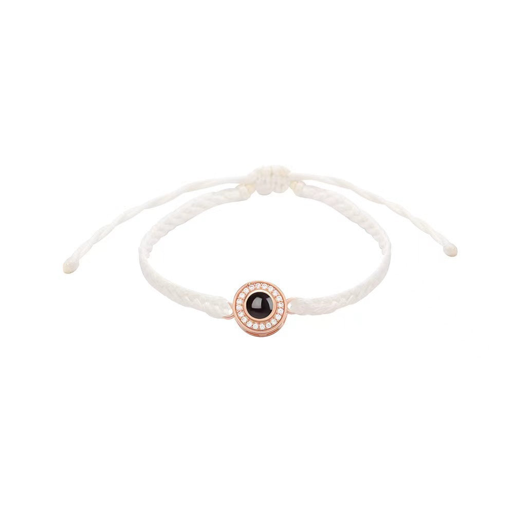 Projection Photo Rope Bracelet