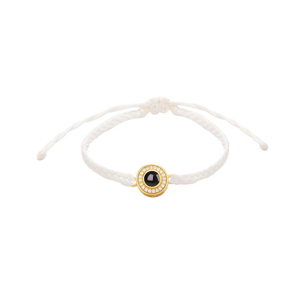 Projection Photo Rope Bracelet