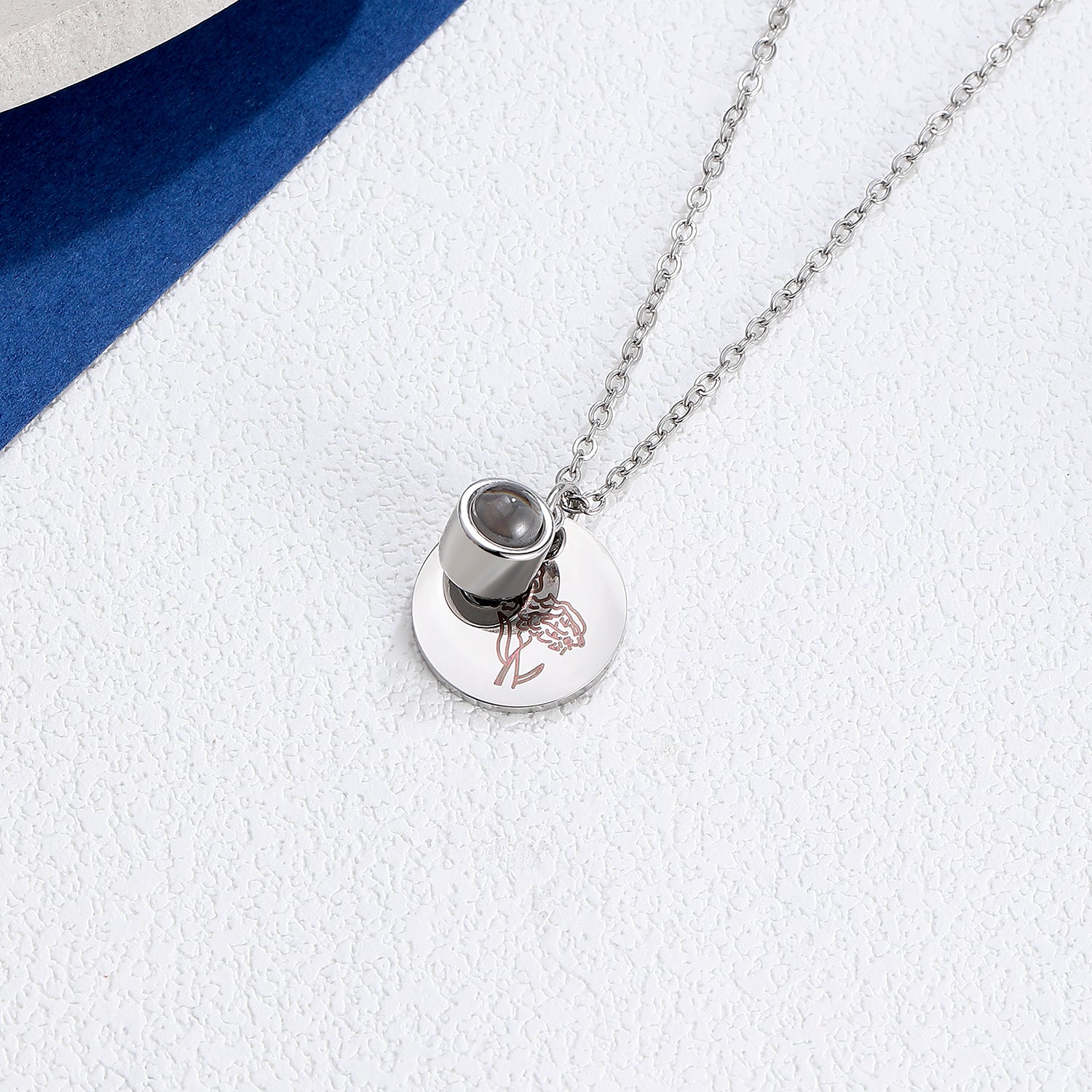 Custom birth flower jewelry gift for her