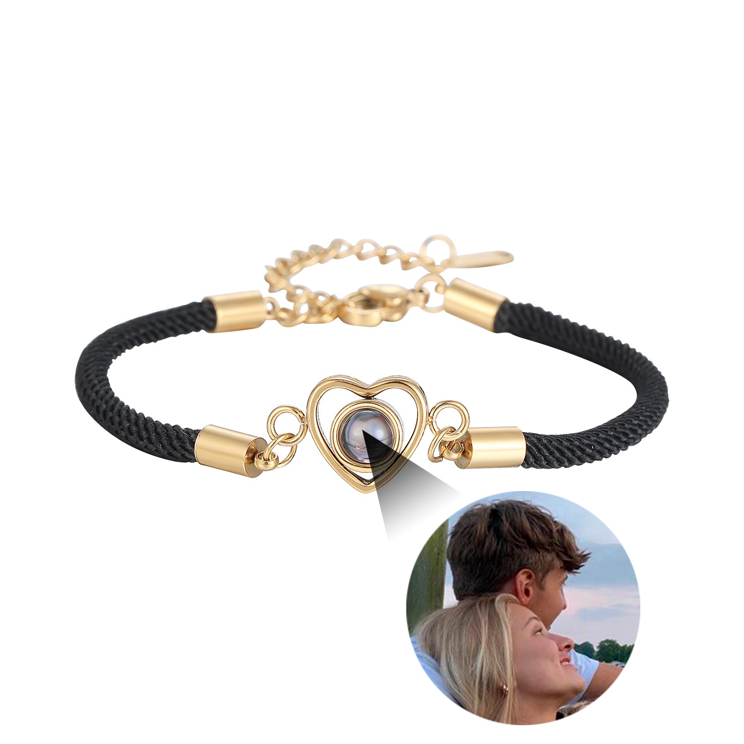 Phomora Royal Radiance Photo Bracelet with hidden projection charm