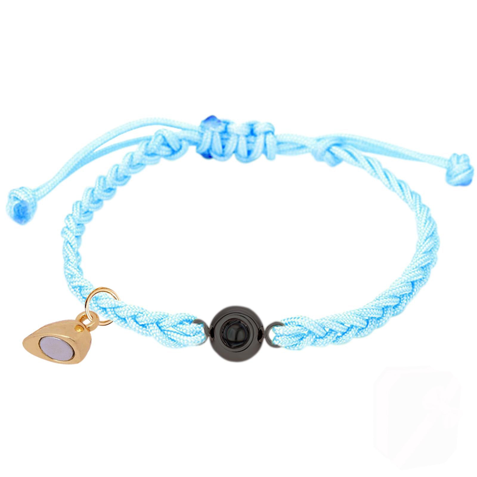 Custom matching photo bracelet for couples