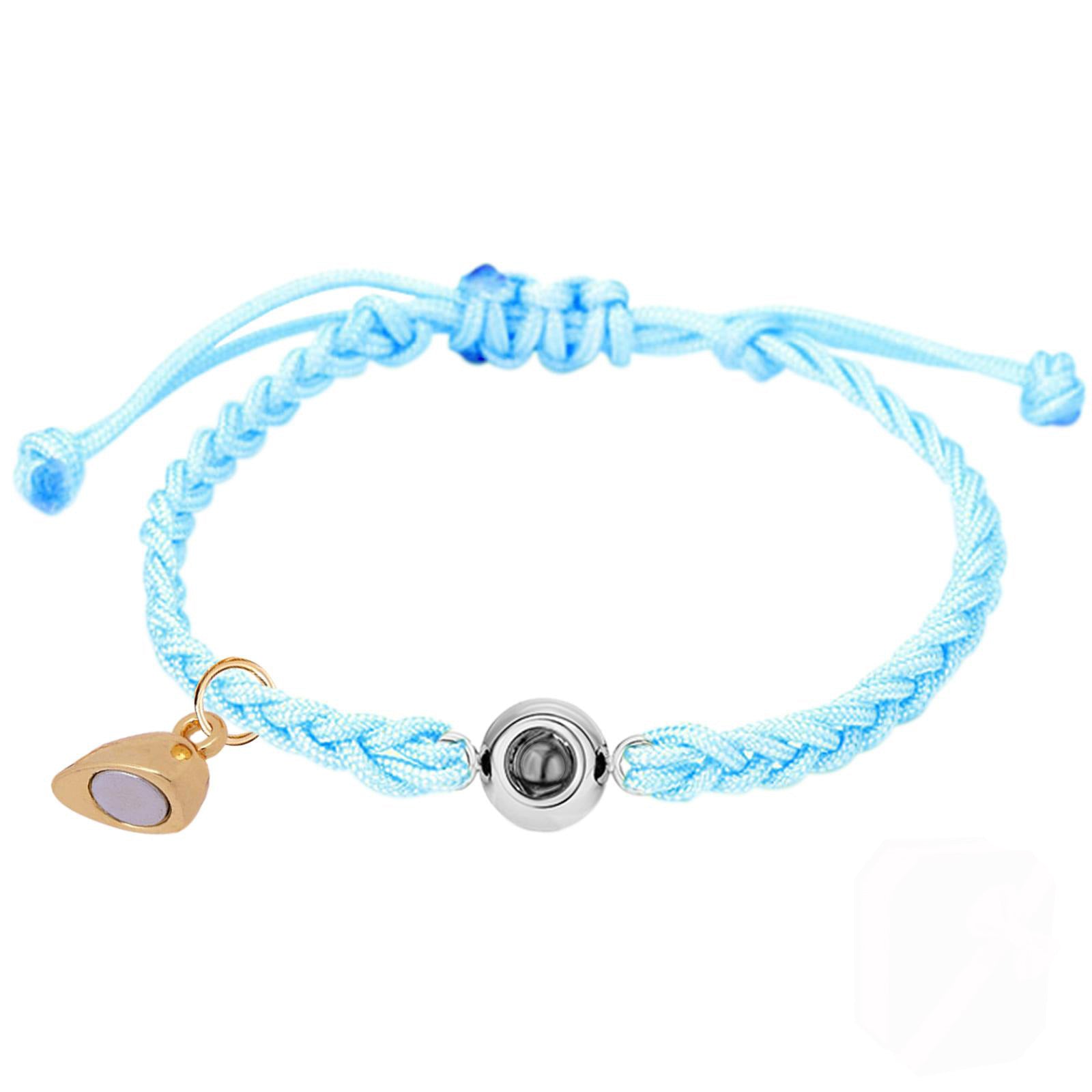 Custom matching photo bracelet for couples