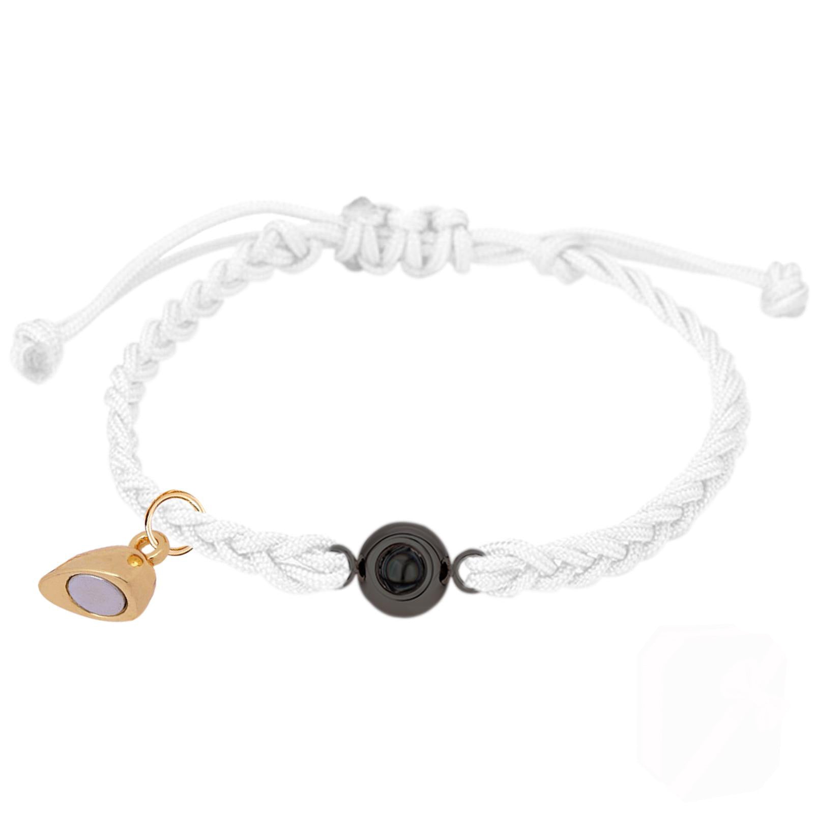 Custom matching photo bracelet for couples