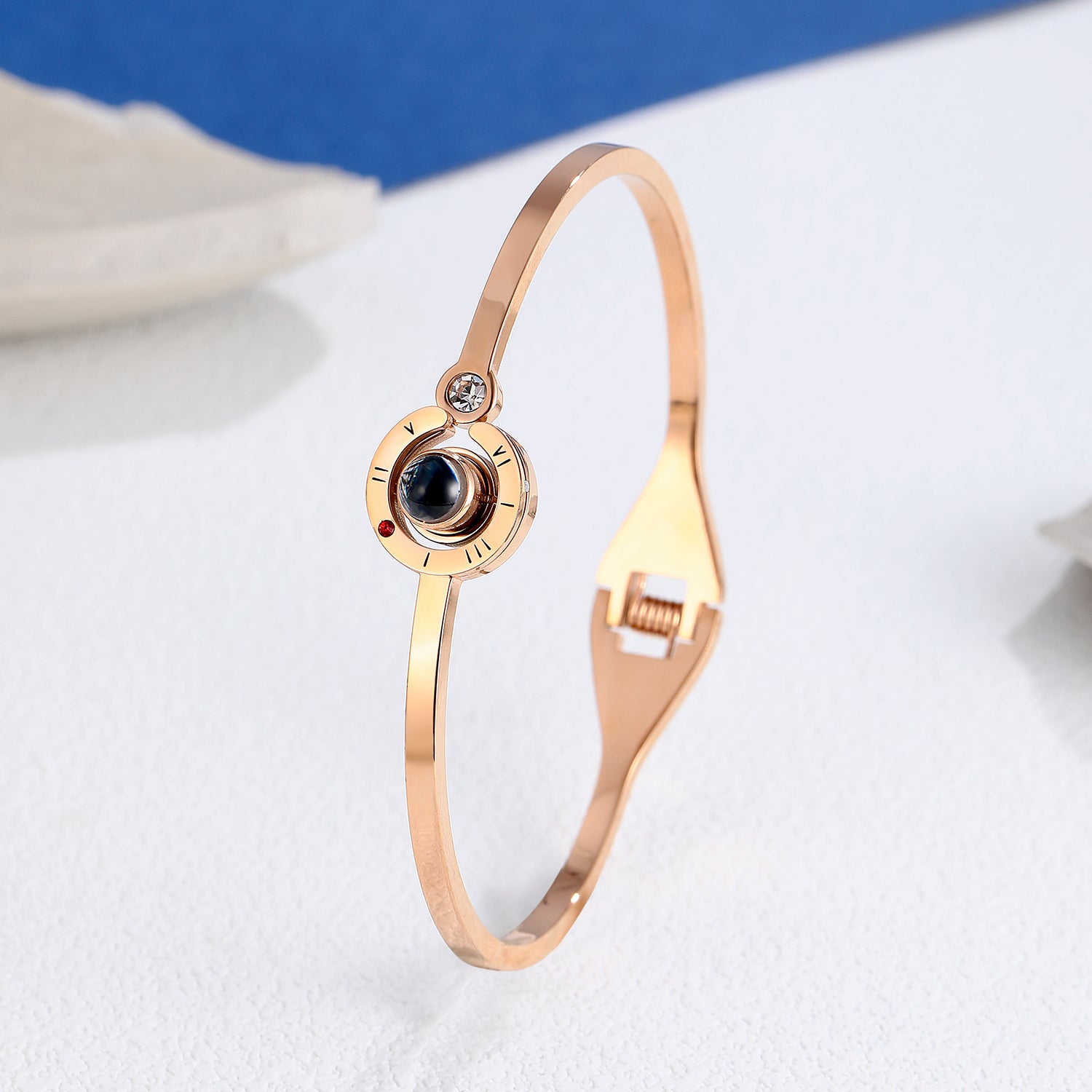 Phomora Joyful Photo Bangle Bracelet