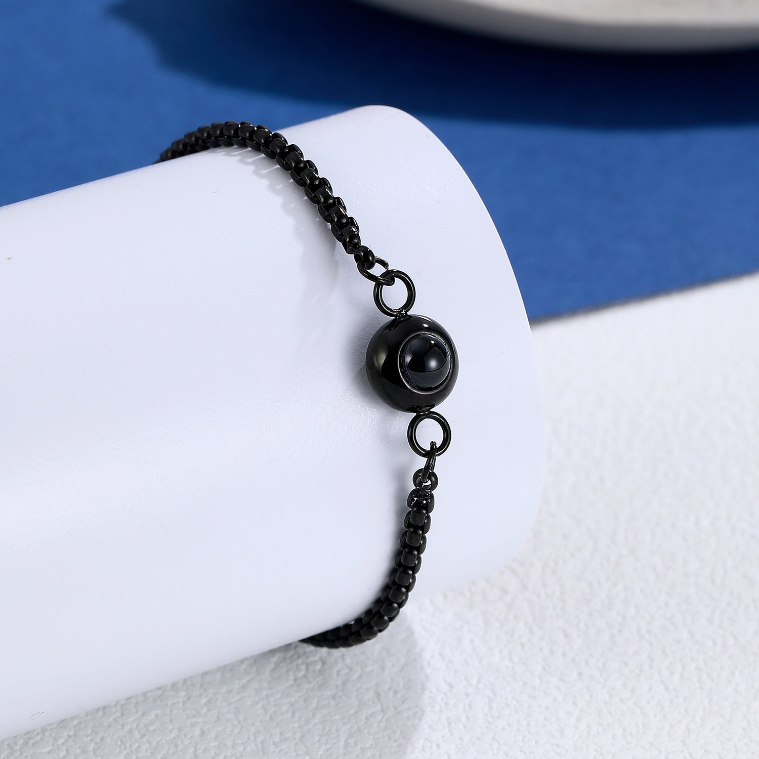 Personalized photo bracelet with elegant design for her