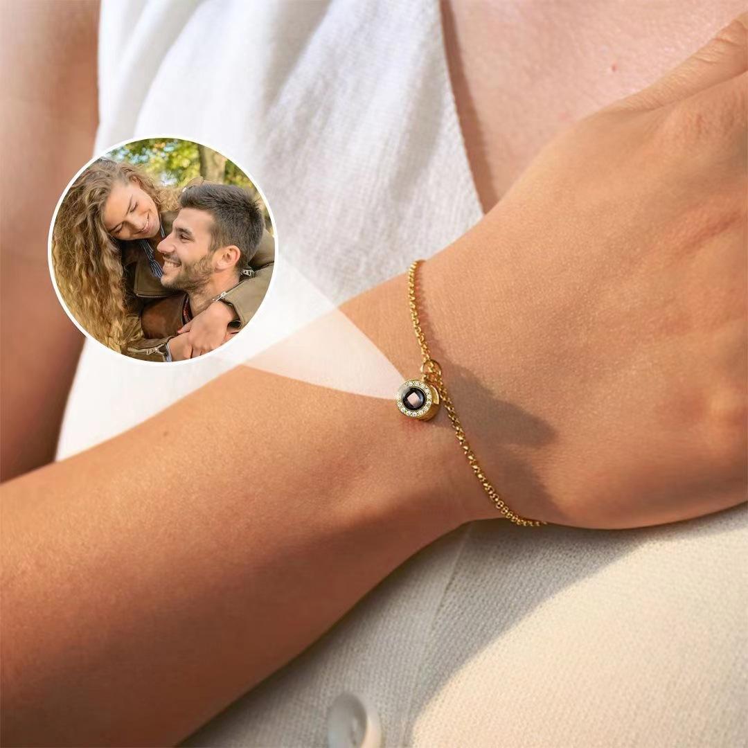 Phomora Radiant Halo Photo Bracelet