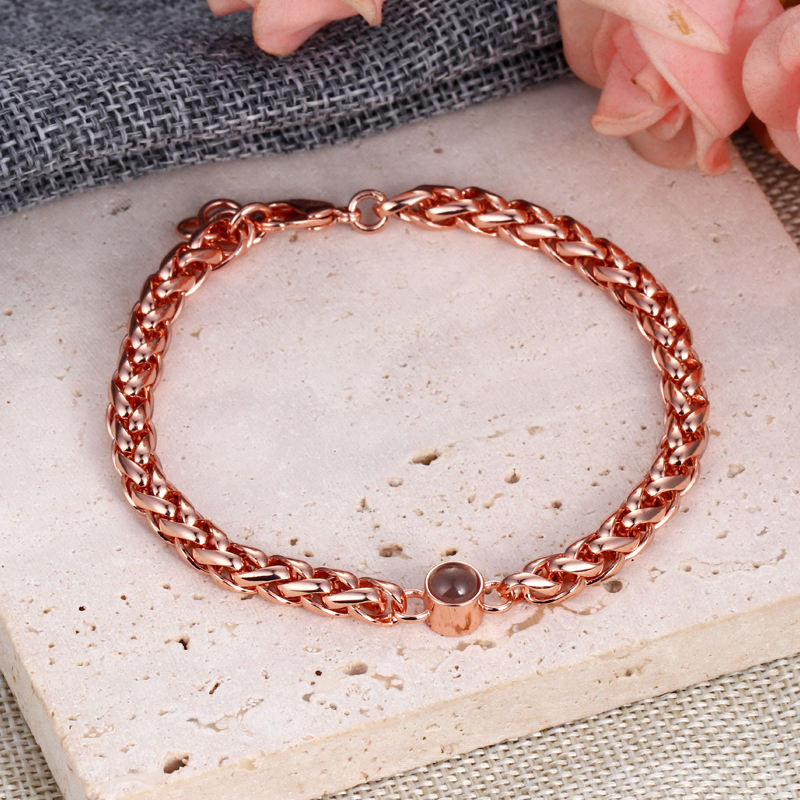 Phomora Radiant Link Chain Photo Bracelet