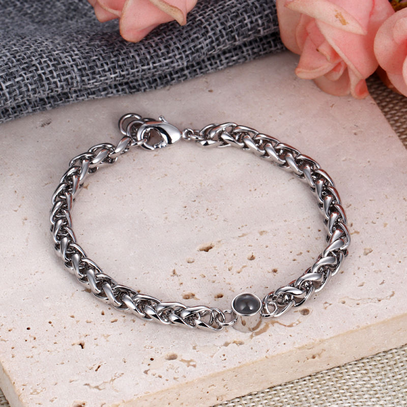 Phomora Radiant Link Chain Photo Bracelet