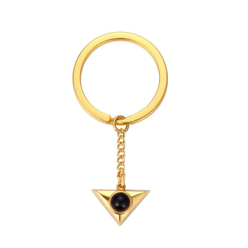 Phomora Triangulate Photo Keychain