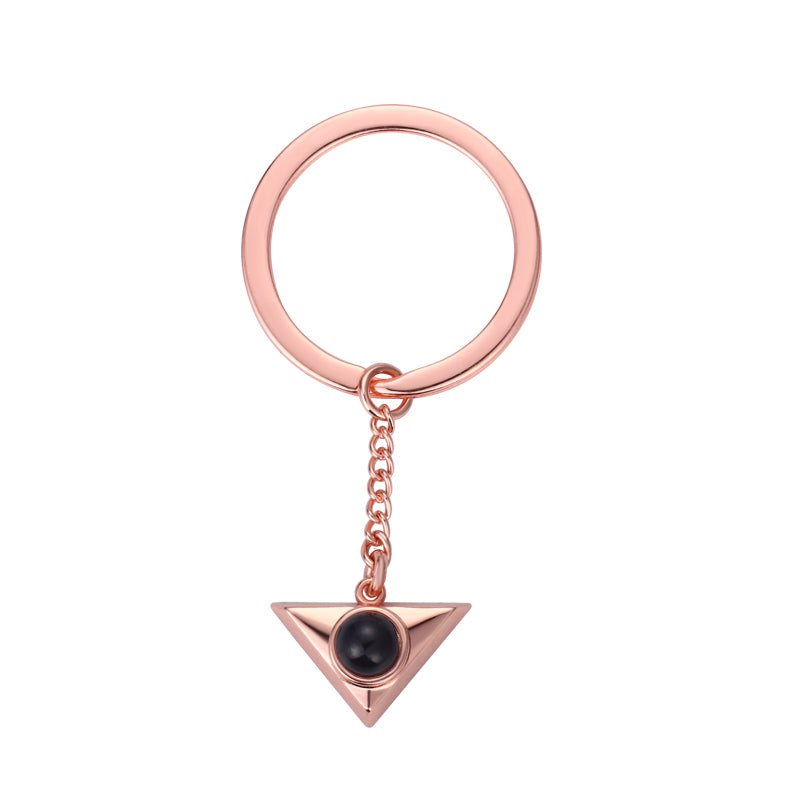 Phomora Triangulate Photo Keychain