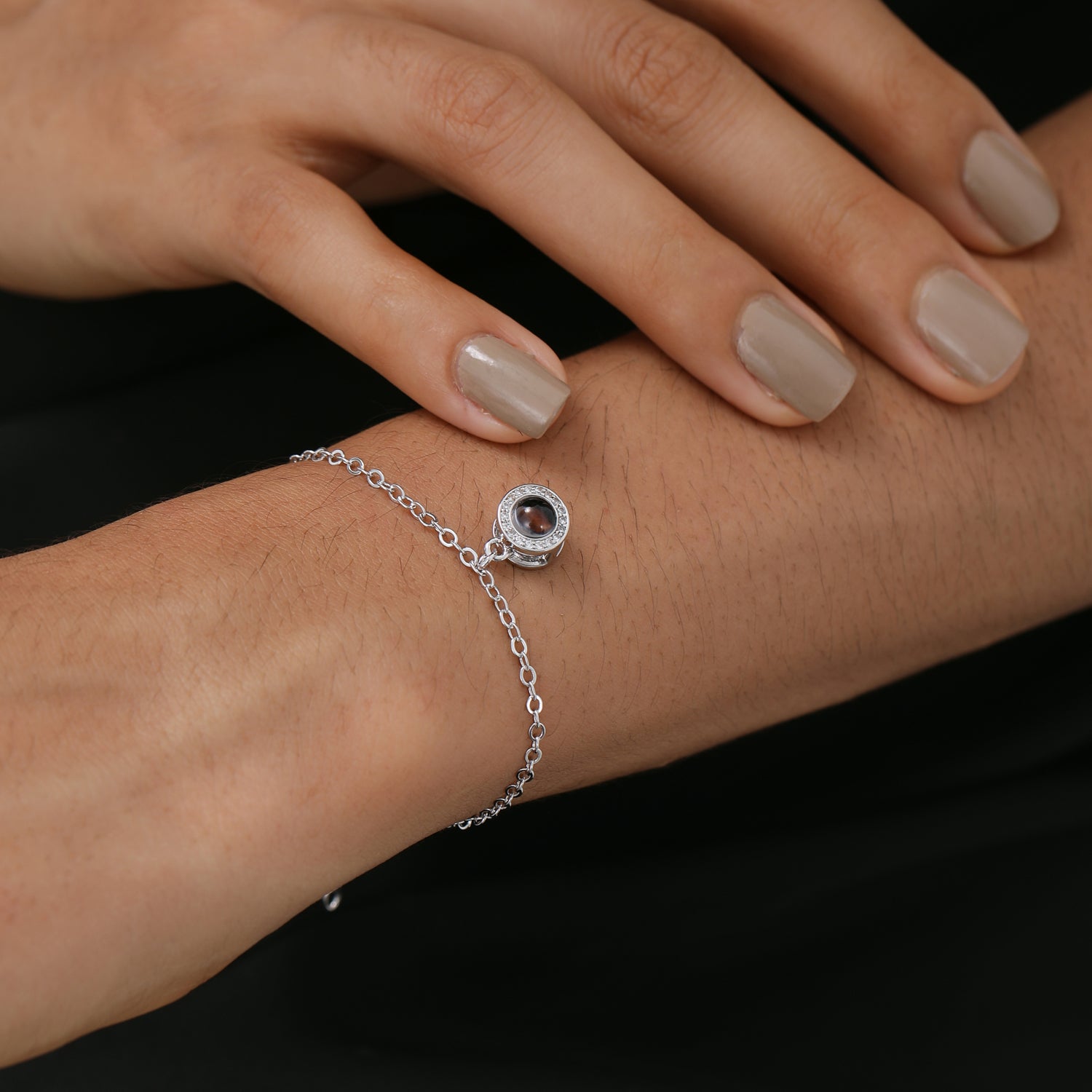 Phomora Radiant Halo Photo Bracelet