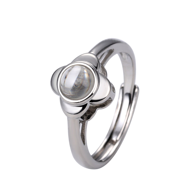 Phomora Flower Photo Ring