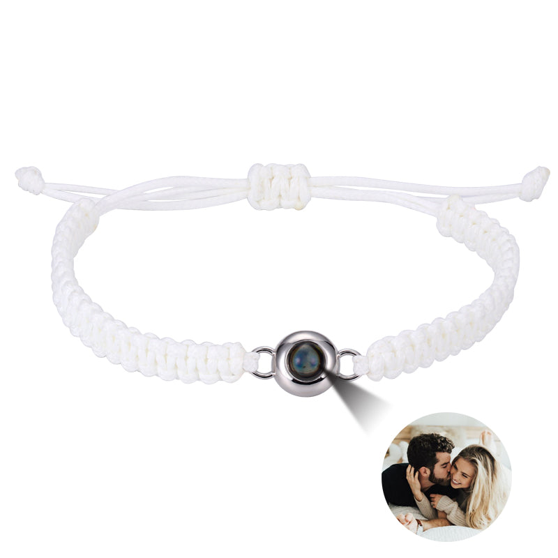 Circle Shape Projection Photo Bracelet