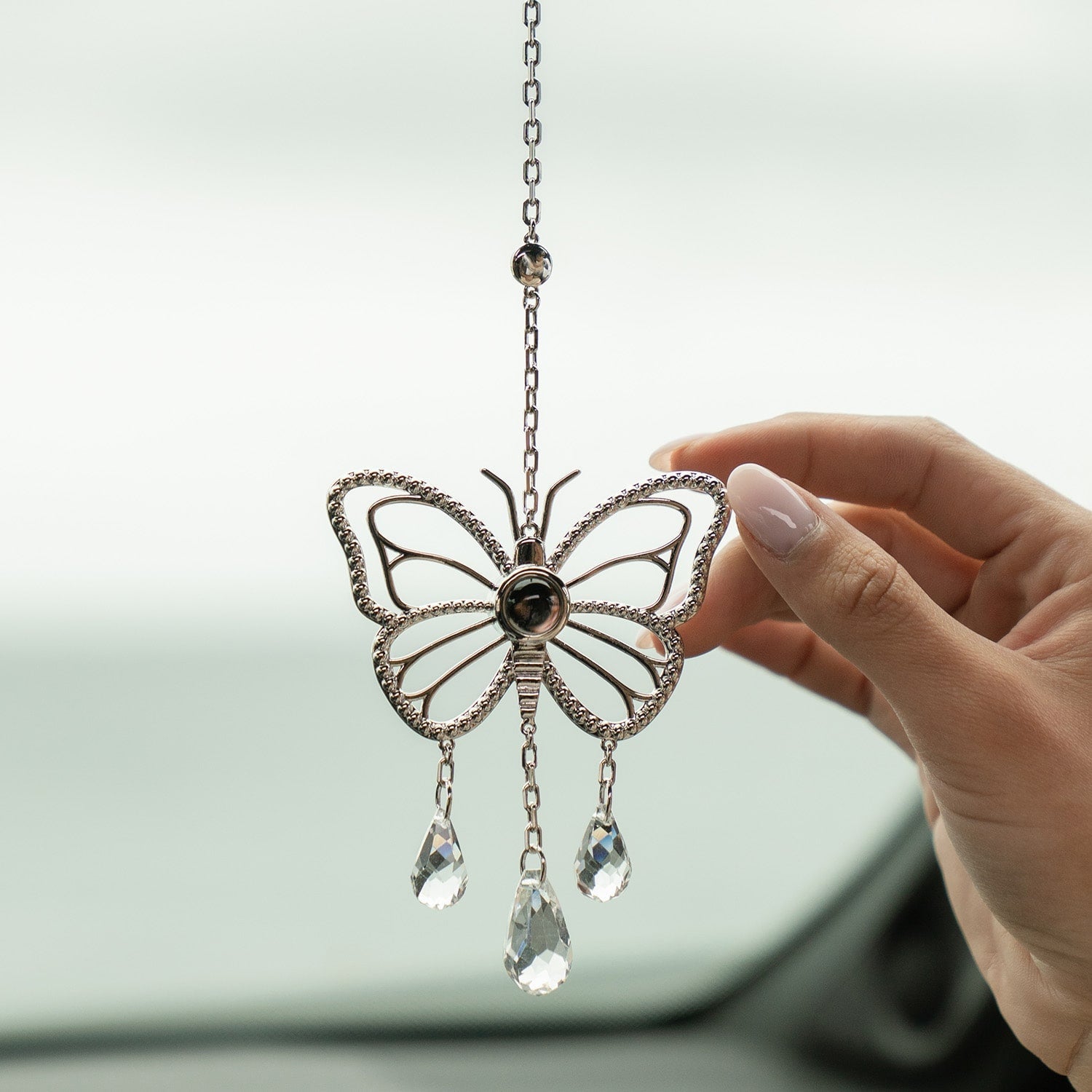 Personalized Butterfly Photo Sun Catcher