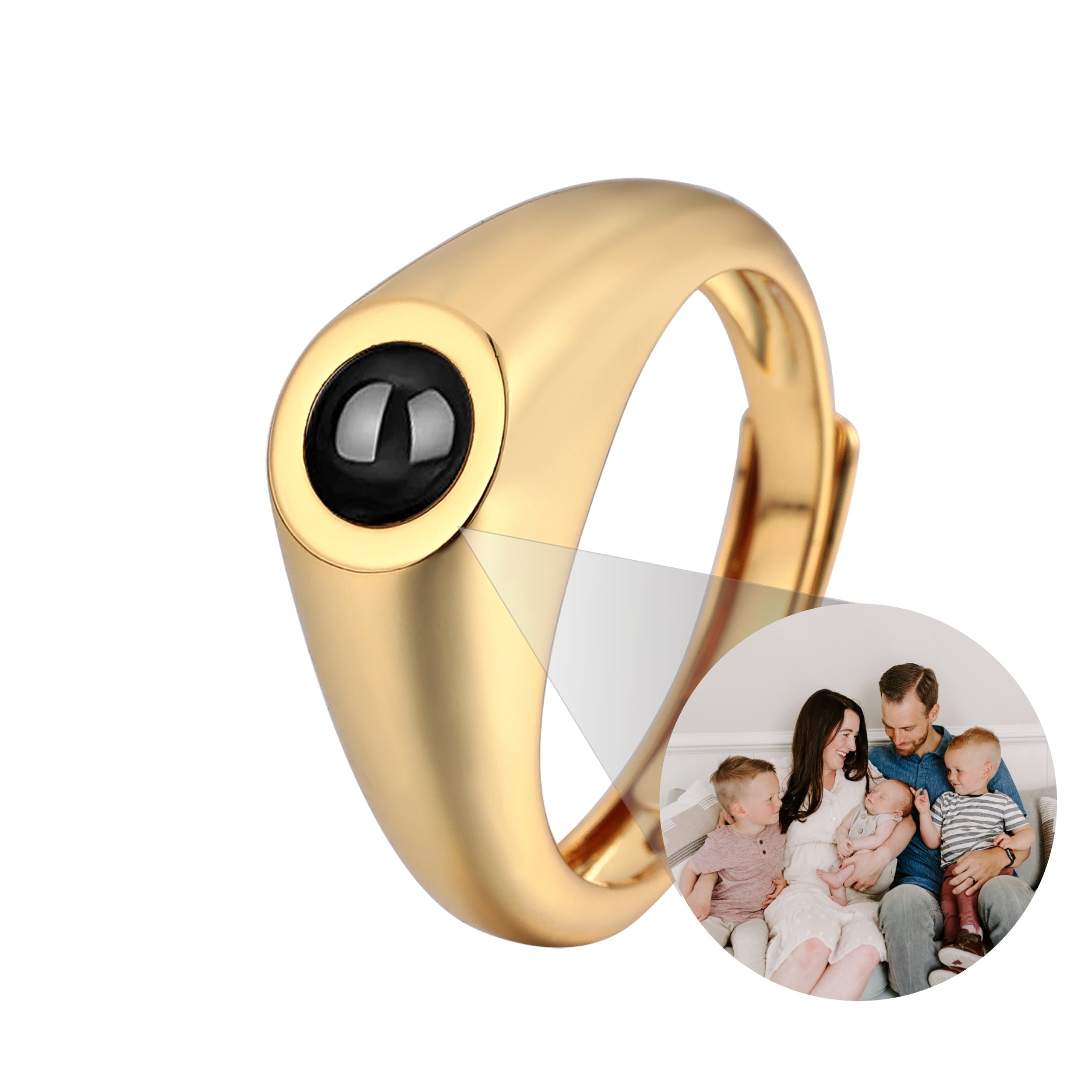 Phomora Photo Projection Lavish Ring